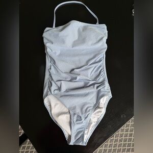 J.Crew Seersucker Swimsuit.  Size 2.